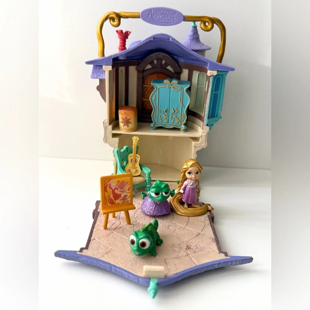 DISNEY Animators' Rapunzel Micro Playset, Tangled Disney Collection Littles